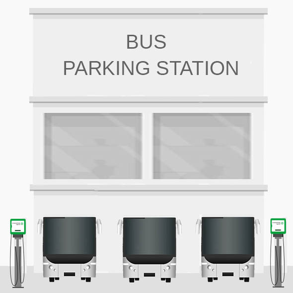 Зарядні станції для автобусів