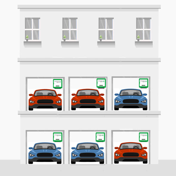 Зарядні станції для паркінгів